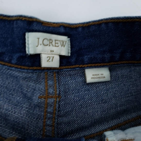 J. Crew Raw Hem Distressed Cutoff Jean Shorts 27 - Picture 7 of 7